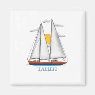 Imán Náutico costero de Tahití Vela Marinero