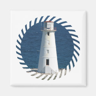 Imán náutico del cuadrado del faro