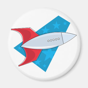 Imán Nave de Rocket retro