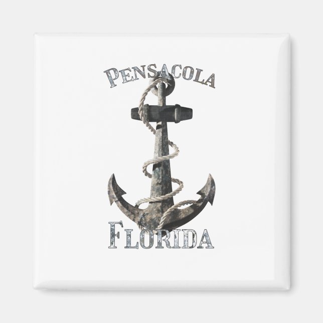 Imán Navegación de Ancla Náutica en Pensacola Florida (Frente)