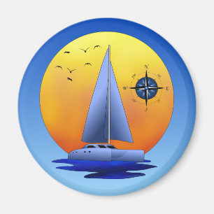 Imán Navegación del catamarán