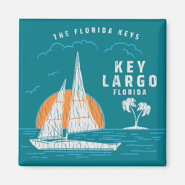 Imán Navegación por Largo Florida (Frente)