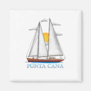 Imán Navegador Náutico Costero De Punta Cana