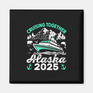 Imán Navegando Juntos Alaska 2025 Alaska 2025 Familia M