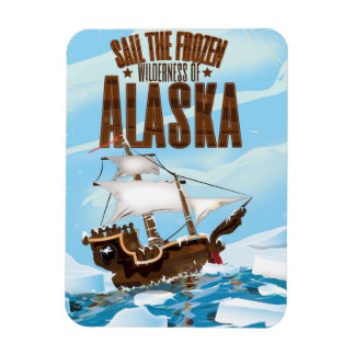 Imán Navegar por el desierto congelado de Alaska