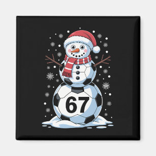 Imán Navidad 67 Meme Fútbol Hombre de Nieve Árbol Diver