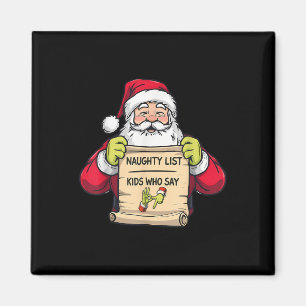 Imán Navidad 67 Santa Divertido 67 Seis Siete 6 7 Meme