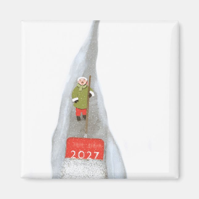 Imán Navidad Año Nuevo (Frente)