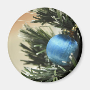 Imán Navidad azul