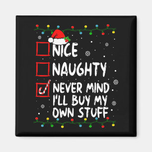Imán Navidad Bueno Malo No Importa Compraré Lo Mío