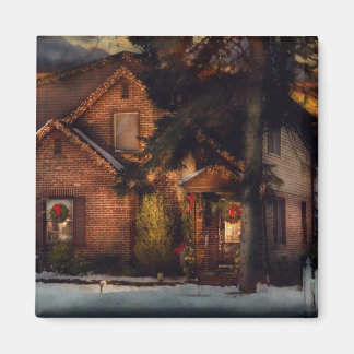 Imán Navidad - Casa de Pan de Jengibre