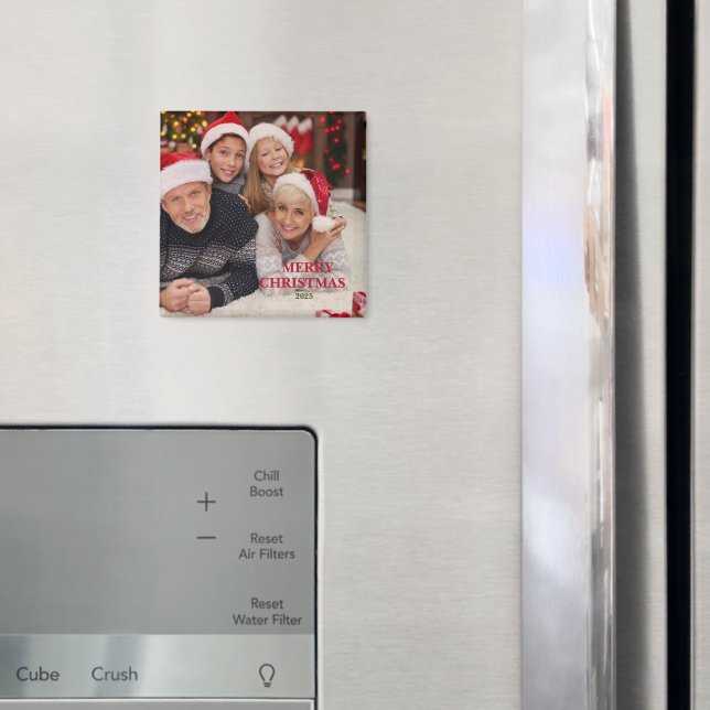 Imán Navidad con Acuarela Moderna (In situ (nevera))