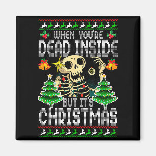 Imán Navidad cuando estás muerto por dentro pero es Nav