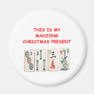 Imán Navidad de MAHJONG