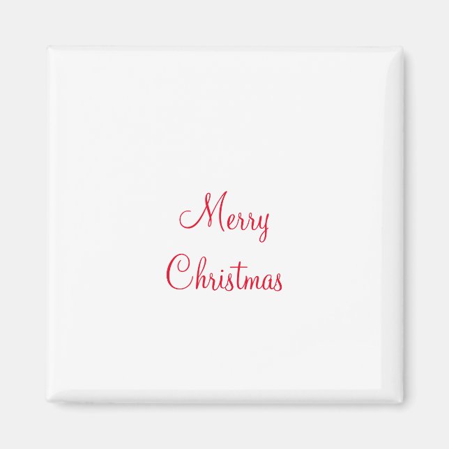 Imán navidad de navidad de navidad agregar regalo de fo (Frente)