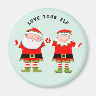 Imán Navidad de Pareja Linda