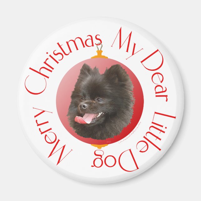 Imán Navidad de Pomerania (Frente)
