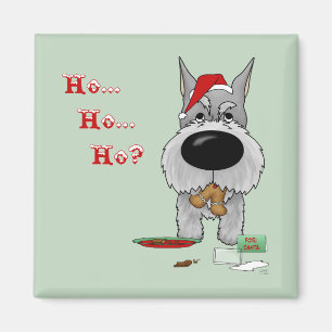 Imán Navidad del Schnauzer