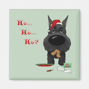 Imán Navidad del Schnauzer