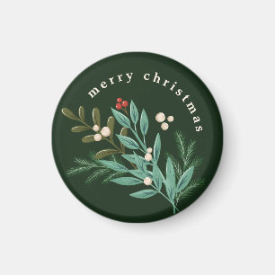 Imán Navidad Elegancia Clásica Encantadora