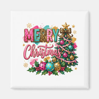 Imán Navidad elegante y alegre