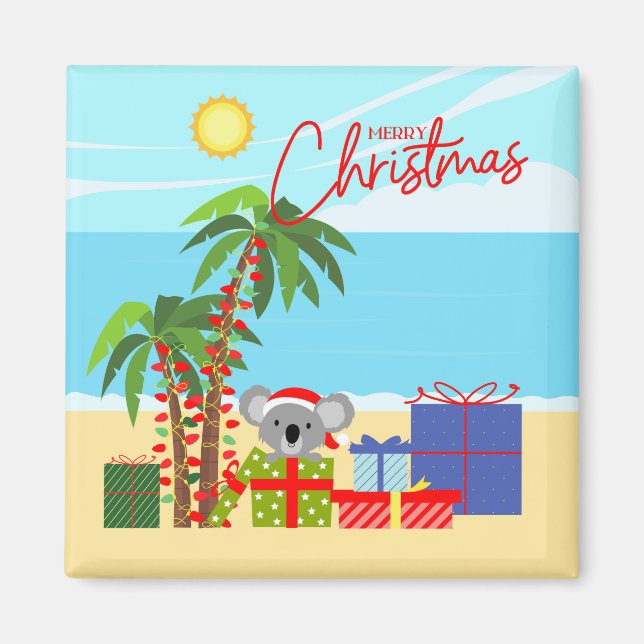 Imán Navidad en Australia (Frente)