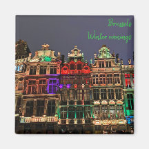 Navidad en Bruselas, Bélgica recuerdo de viaje