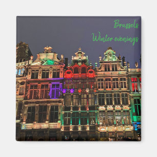 Imán Navidad en Bruselas, Bélgica recuerdo de viaje