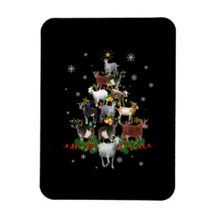 Imán Navidad en el árbol de la cabra Nochebuena