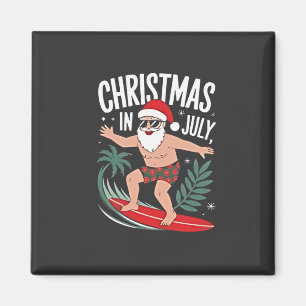 Imán Navidad en julio Graciosa navidad de Navidad Santa