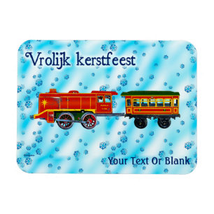 Imán Navidad Express - Vrolijk kerstfeest