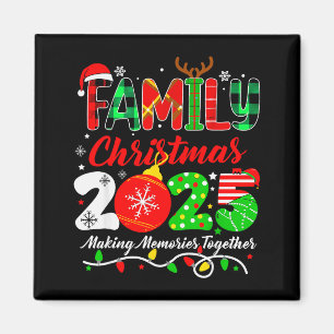 Imán Navidad Familiar 2025 Navidad Familiar Coincidente