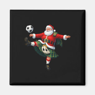 Imán Navidad Fútbol Santa Divertido Fútbol Festivo Aleg