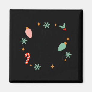 Imán Navidad Holly Alegre Mini Navidad Bebé Vintage Nav