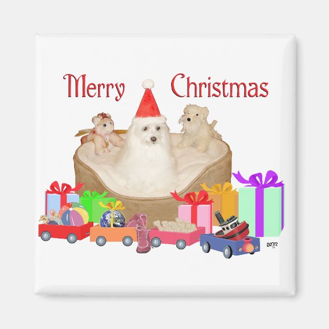 Imán Navidad maltesa (Frente)