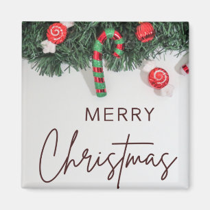 Imán navidad navideña tarjetas estacionales