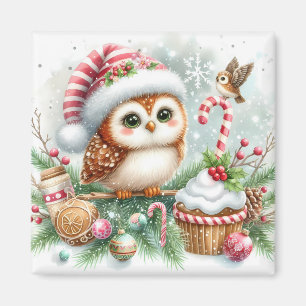 Imán Navidad Owl Magnet