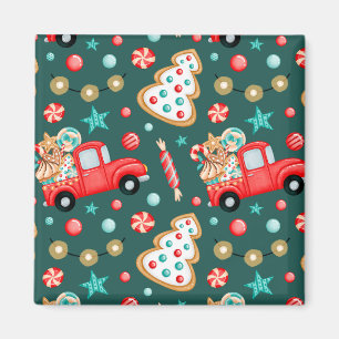 Imán Navidad personalizada en acuarela