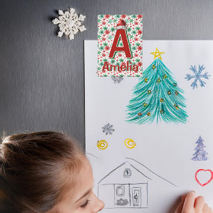 Imán Navidad personalizada para niños 