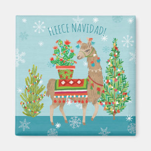 Imán Navidad precioso de las llamas de Navidad el del
