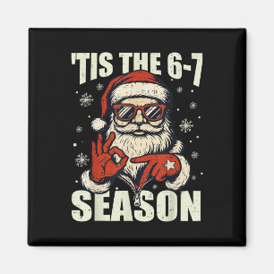 Imán Navidad Santa Es La Temporada 67 Meme Número Seis 