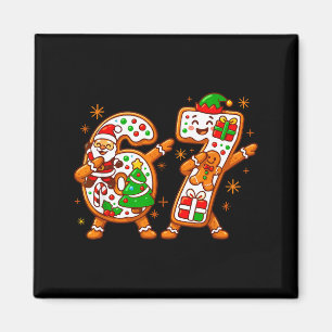Imán Navidad Seis Siete Daba Cool Meme 67 Xmas Daba