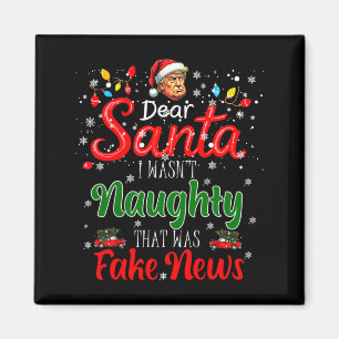 Imán Navidad Trump Querido Santa Noticias Falsas Divert