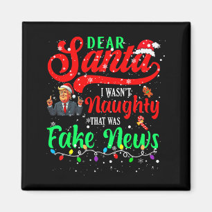 Imán Navidad Trump Querido Santa Noticias Falsas Divert