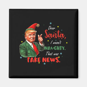 Imán Navidad Trump Querido Santa Noticias Falsas Divert