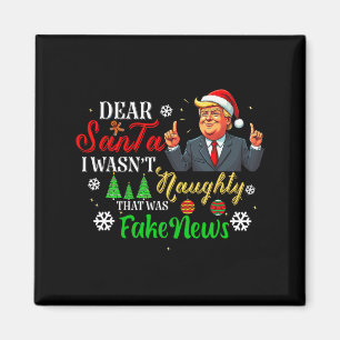 Imán Navidad Trump Querido Santa Noticias Falsas Divert