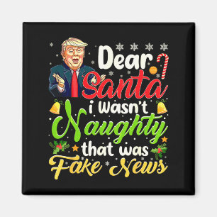 Imán Navidad Trump Querido Santa Noticias Falsas Divert