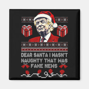 Imán Navidad Trump Querido Santa Noticias Falsas Divert