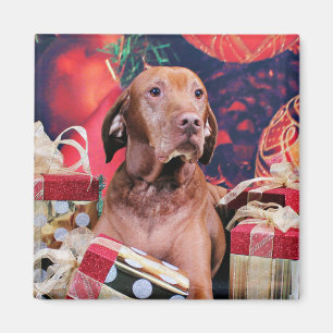 Imán Navidad - Vizsla - Budda