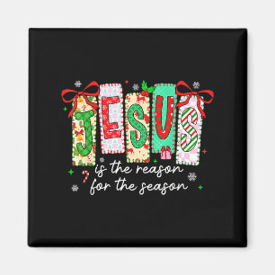 Imán Navidad Xmas Jesús Es La Razón De La Temporada